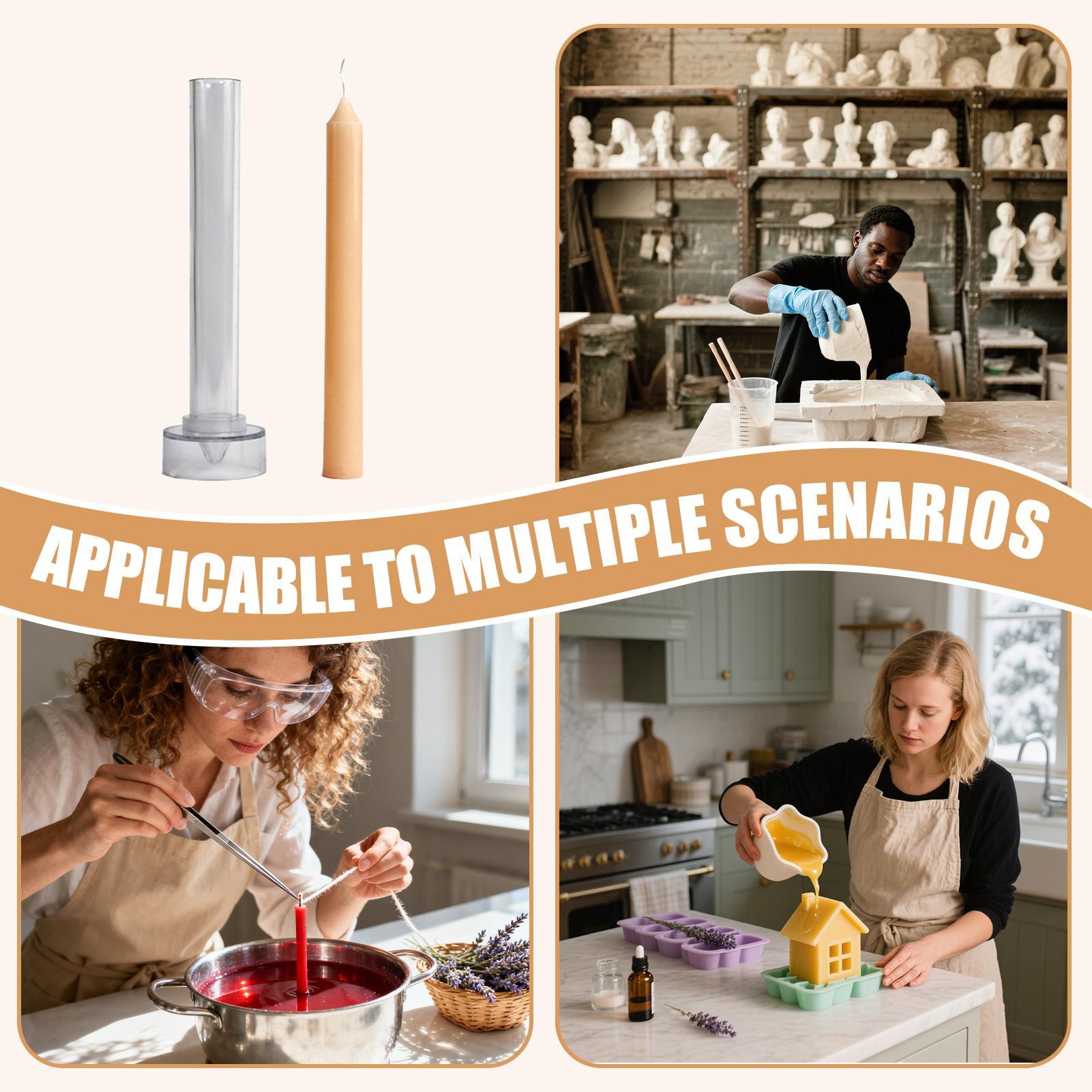 Candle Making For Beginners - Kaarsvorm Taper Bijenwas Kaarsen maken Mold