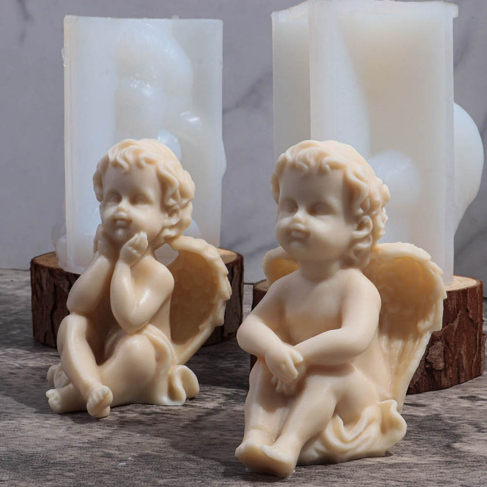 Candle Making For Beginners - 3d Angel Kinderen Siliconen Mal Mooie