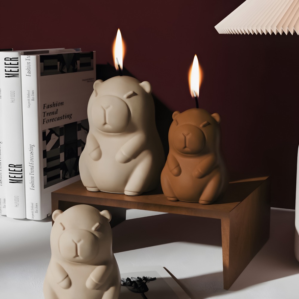 Staande Capibara geurkaars sil - Candle Making Tips recensie en prijs
