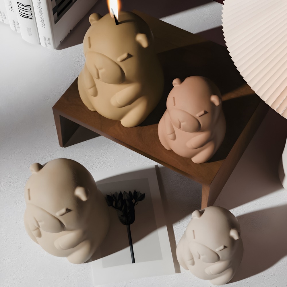 Staande Capibara geurkaars sil - Candle Making Tips recensie en prijs
