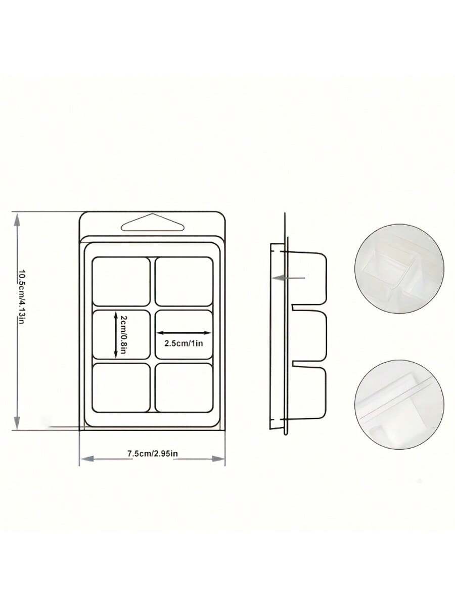 12/24 stuks rechthoekige 6-gaa - Candle Making Tips recensie en prijs