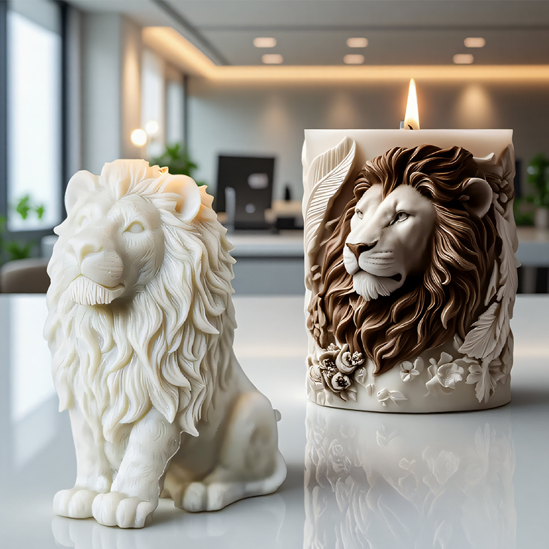 3D Lion Relief Kaarsvorm - Fij - Candle Making Thermometer recensie en prijs