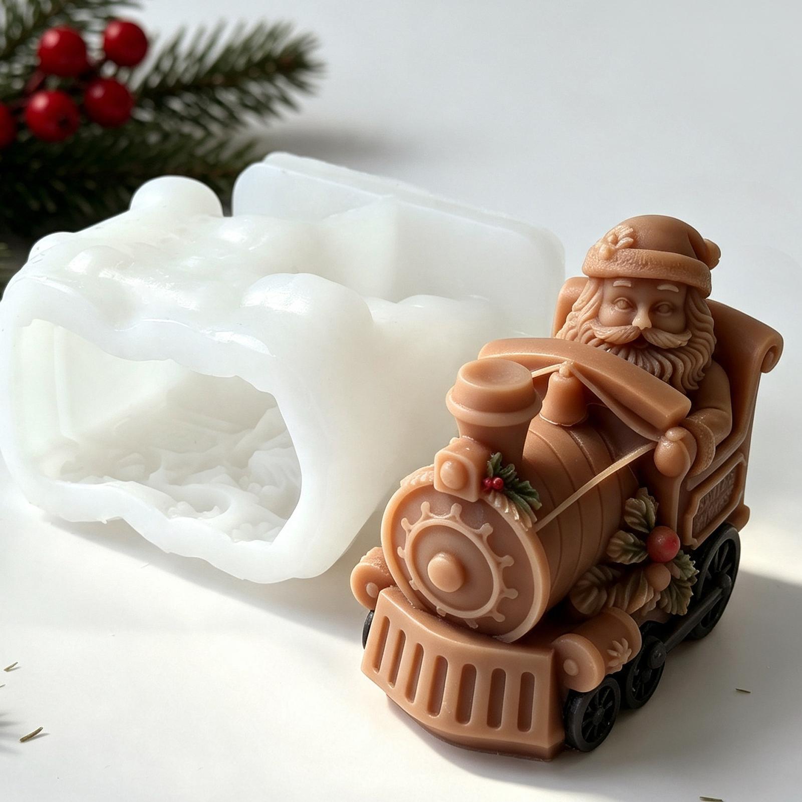 Kerstkaarsenmal in treinvorm,  - Candle Making For Beginners recensie en prijs