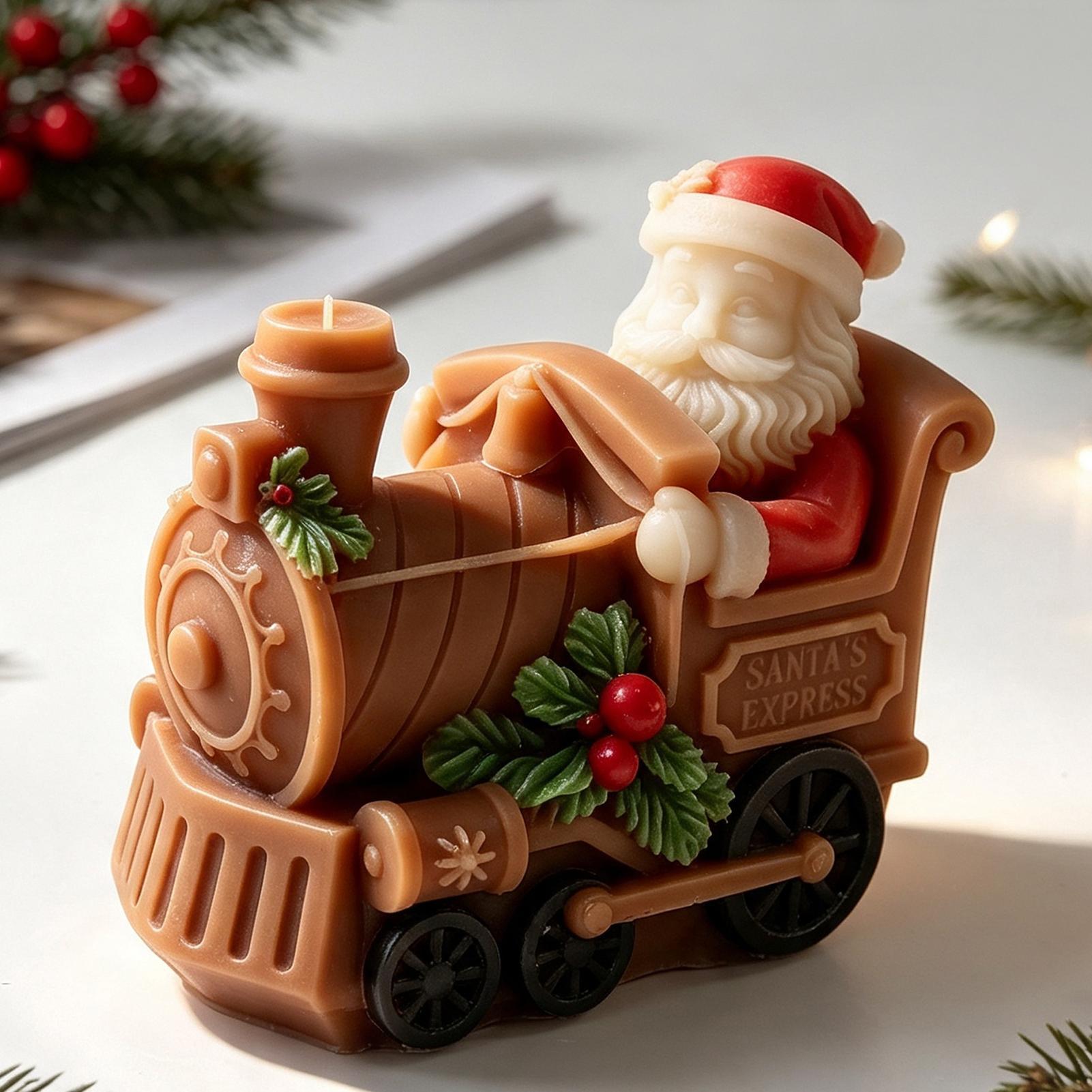 Kerstkaarsenmal in treinvorm,  - Candle Making For Beginners recensie en prijs