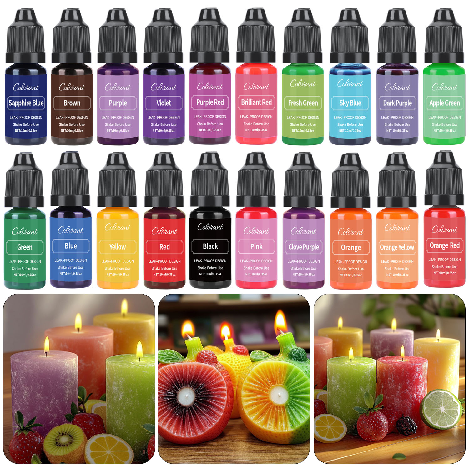 Vloeibare Kaars Kleurstof Voor - Candle Making Tips recensie en prijs