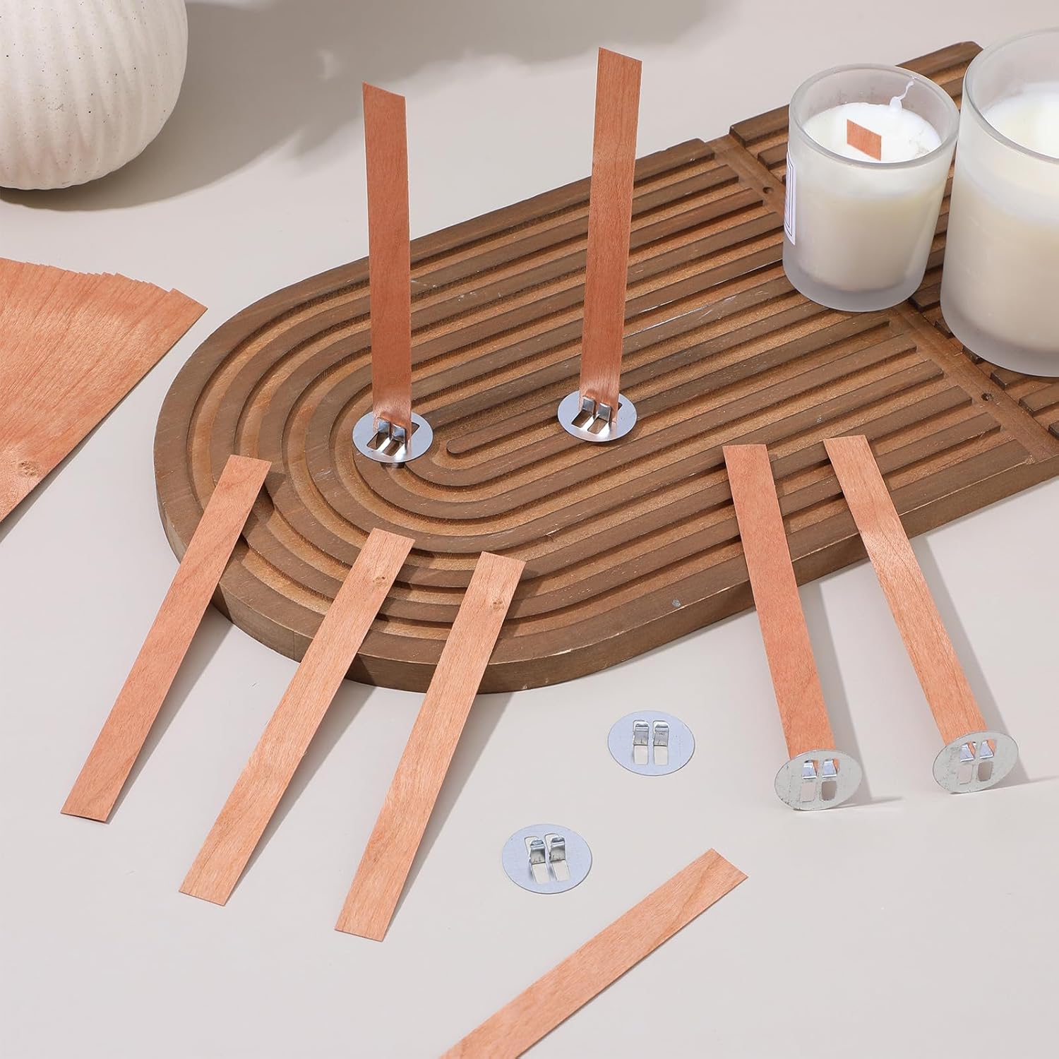 60 stuks houten lonten voor he - Candle Making Tips recensie en prijs