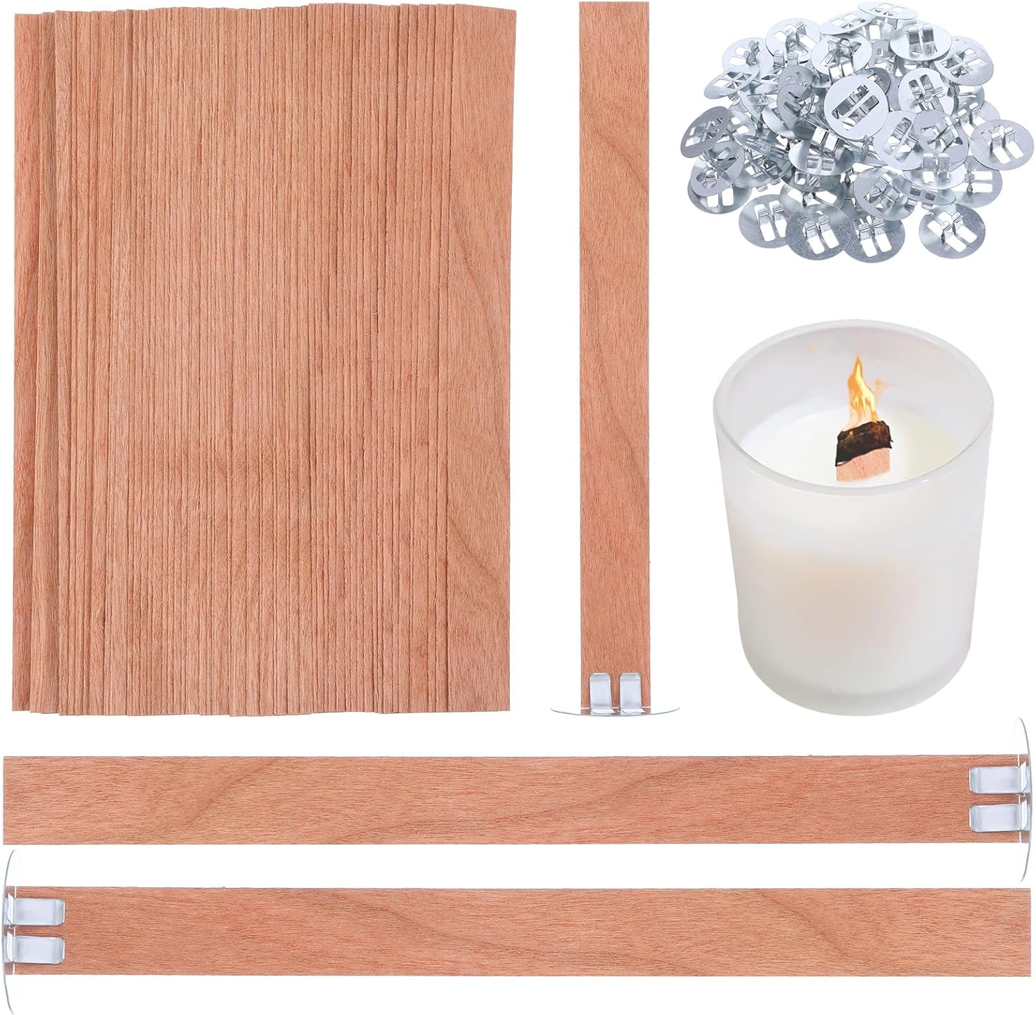 60 stuks houten lonten voor he - Candle Making Tips recensie en prijs