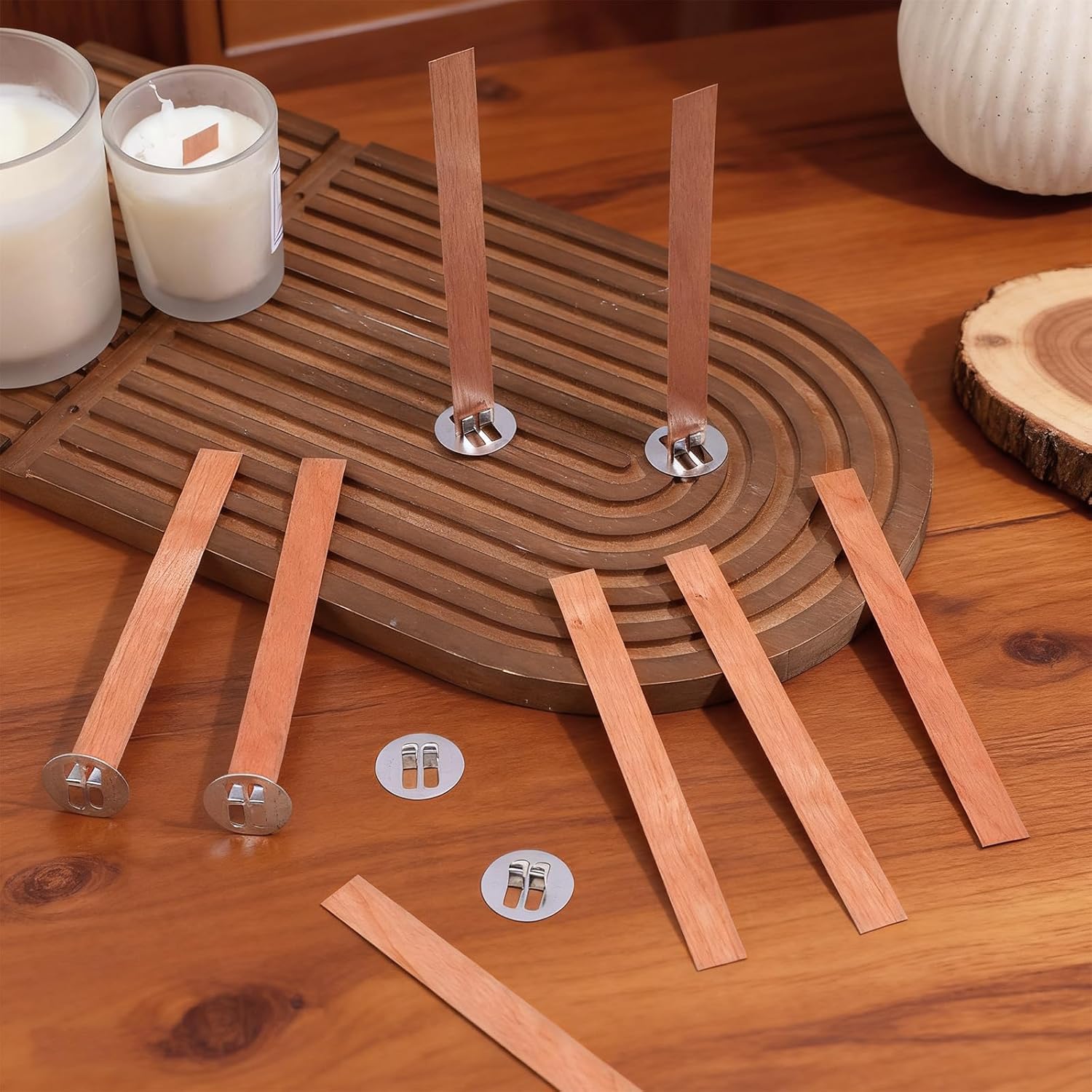 60 stuks houten lonten voor he - Candle Making Tips recensie en prijs